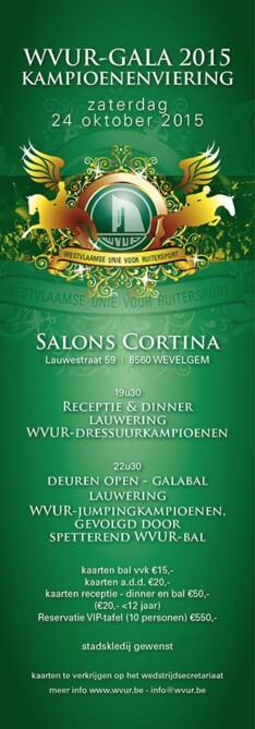 WVUR NODIGT UIT: DINNER met GALABAL