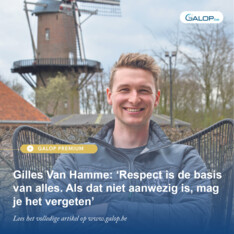 Gilles Van Hamme: ‘Respect is de basis van alles. Als dat niet aanwezig is, mag je het vergeten’