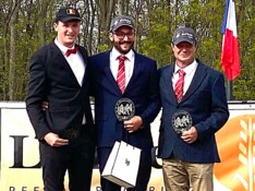 Gilles Pirotte op podium in Selestat