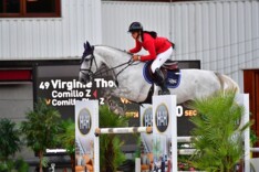 Virginie Thonon 3de bij de 6-jarige paarden!