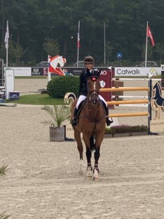 Hanne Mertens 6de in CSI2* GP van Opglabbeek
