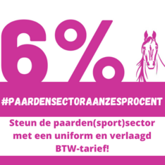 Steun paardensector met verlaagd BTW-tarief!