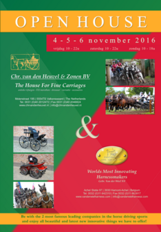 Uitnodiging Open House op 4,5 en 6 november