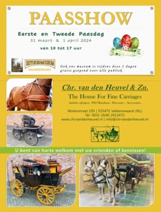 Paasshow Chr. van den Heuvel & Zonen – 31 maart & 1 april - Valkenswaard