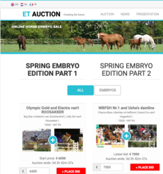 ET-auction - Veiling deel 1 tot 16/3