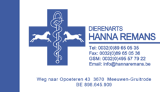 Dierenarts Hanna Remans zoekt: