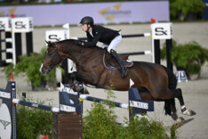 Top 10-klassering voor Thibeau Spits in de CSI2* GP van Kronenberg