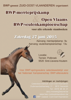 Schrijf nu in voor Open Vlaams BWP-veulenk.