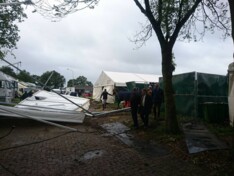 Storm zorgt voor ravage op CSI Salland