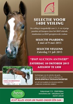Inschrijven selecties veiling BWP Antwerpen