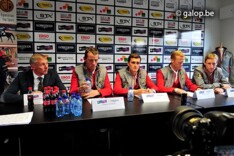 Persconferentie Belgische Team