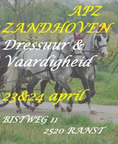Zandhoven, inschrijven mogelijk tot 18/04