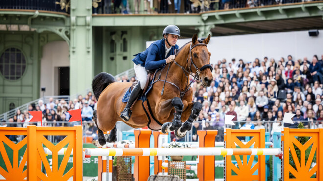 Podiumplaats voor Gregory Wathelet in hoofdrubriek van Saut Hermès