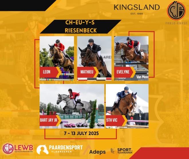 Belgische selecties voor de Europese Jeugdkampioenschappen 2025 Jumping en Dressuur zijn bekend!