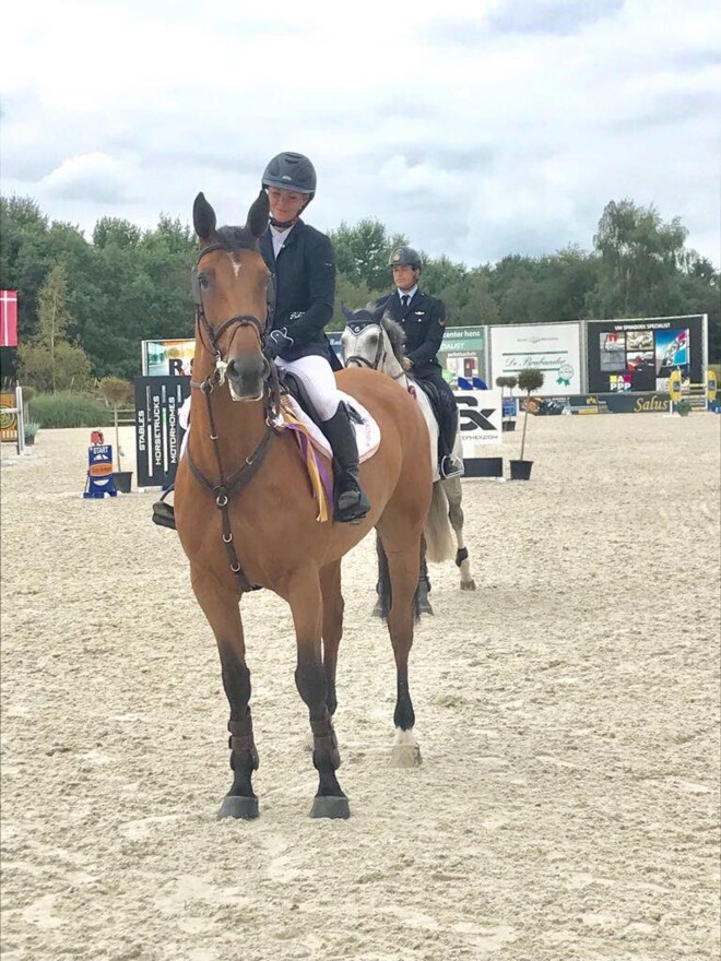Melanie Gelin bijzonder sterk in Oplabbeek