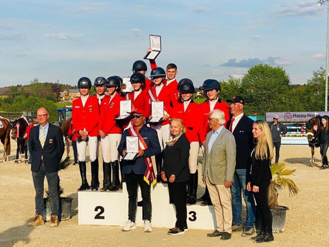 Brons voor Belgische Junioren in de Nations Cup van Lambrechthausen