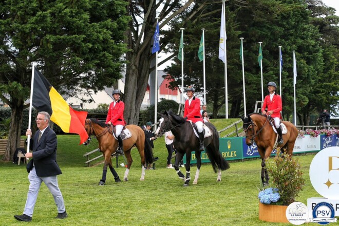 Belgische springduivels springen naar zilver in de CSIO5* Nations Cup van La Baule