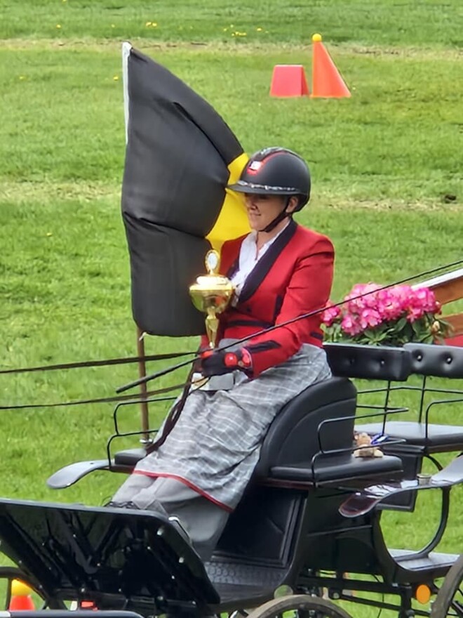 Laure Philippot wint met Hannoveraan Galen V CAI-3* in Kladruby