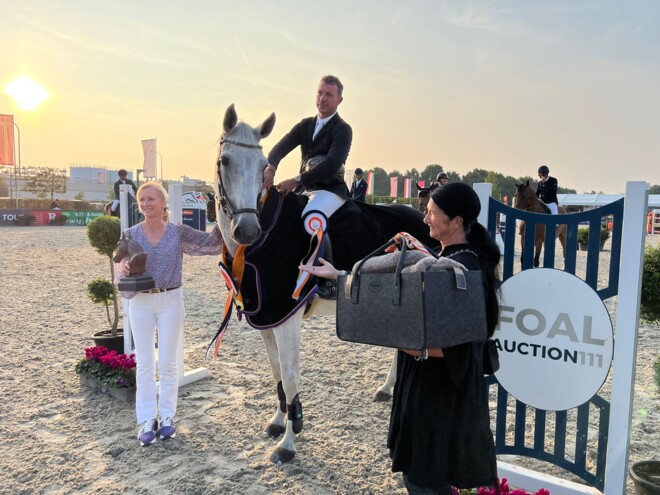 Vincent Lambrecht spurt naar winst in Longines Rankingproef