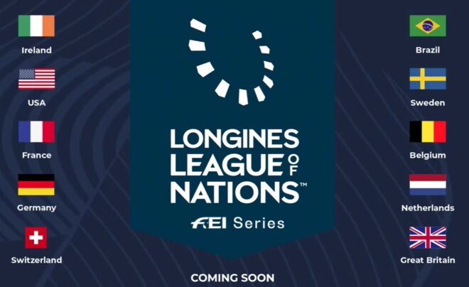 Introductie van de 10 bevestigde landen van de Longines League of Nations™ 2024