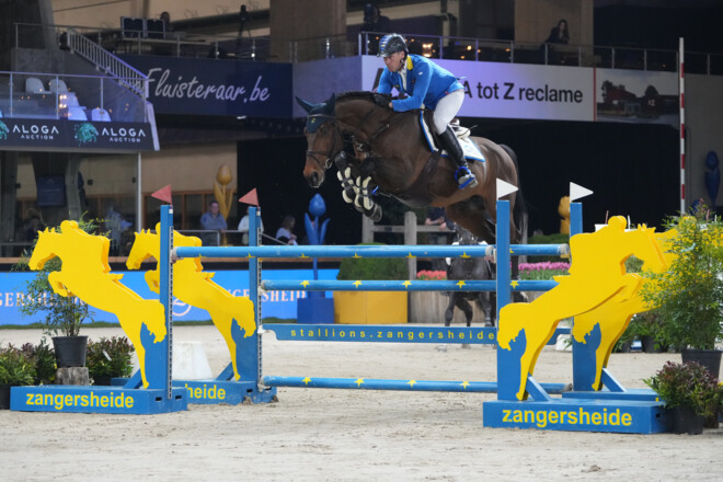 Christian Ahlmann en D’Aganix 2000 Z winnen de Open Sires of the World!