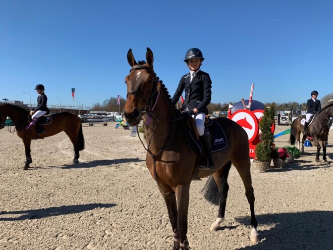 Amelie Clarys 4de in de CSI1* GP van Lier!