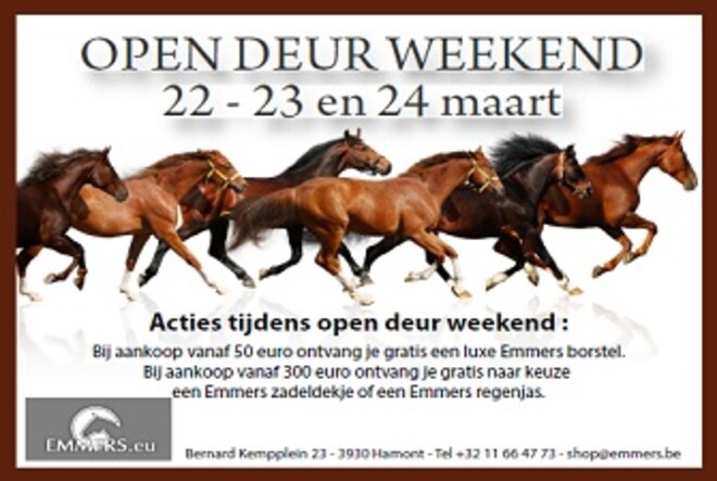 Lente opendeurdagen bij Ruitersport Emmers