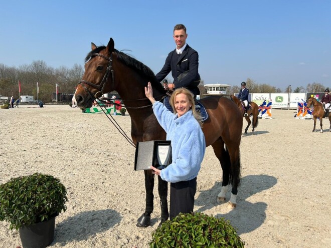 Roy Van Beek begint de dag met winst!