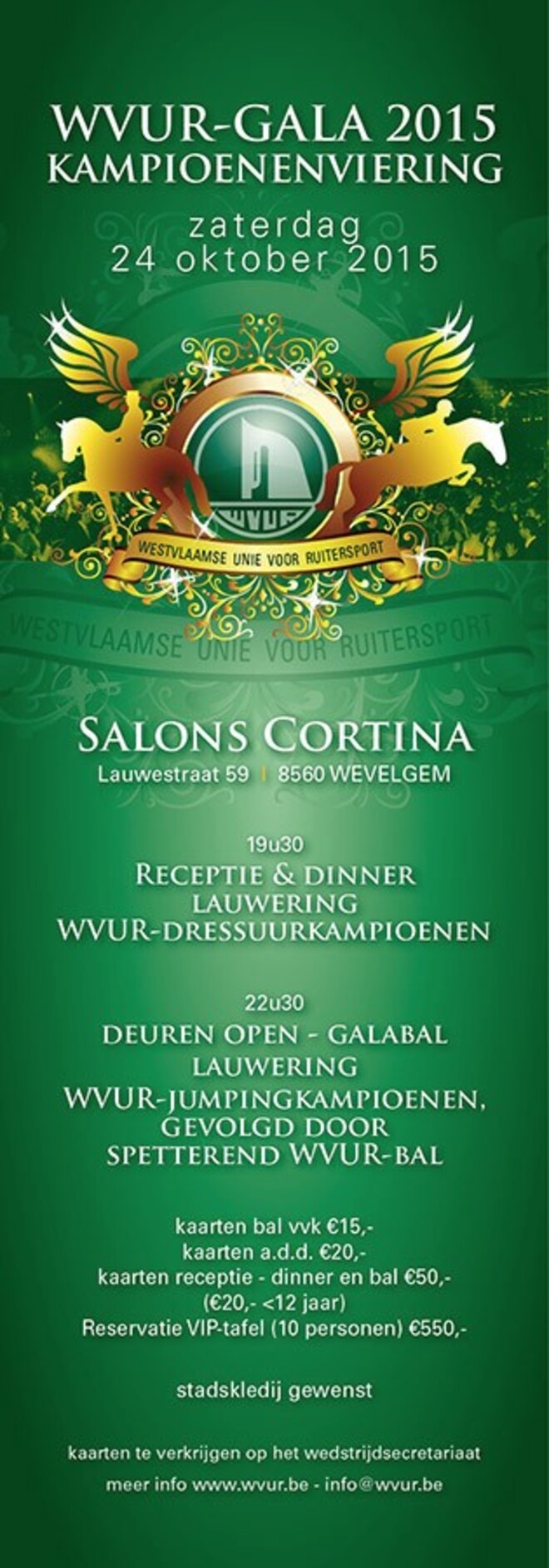 WVUR NODIGT UIT: DINNER met GALABAL
