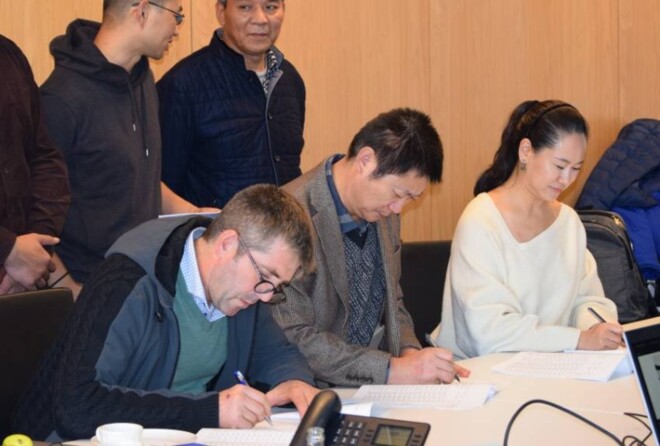 Contract EHS-BFE en Univ. Wuhan bekrachtigd