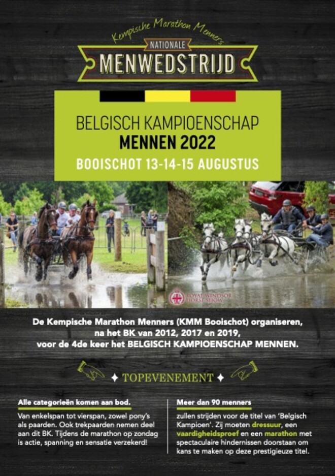 Belgisch Kampioenschap Mennen 2022 in Booischot