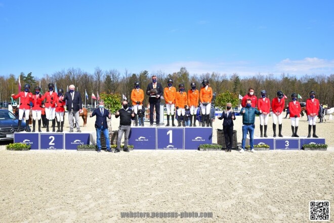Ook de Belgische pony’s behalen zilver!