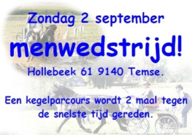 Temse Menwedstrijd - 2 september