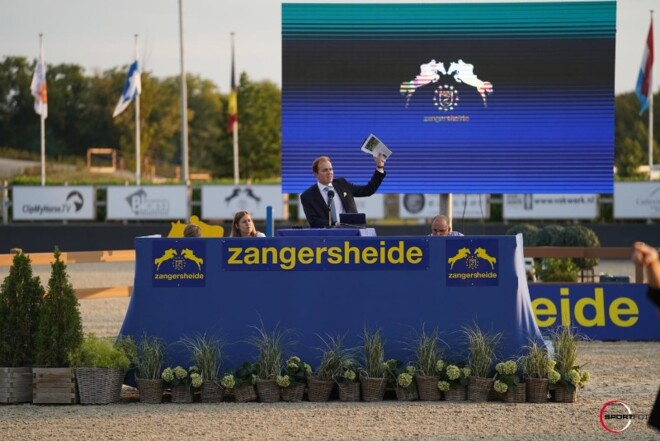 Eerste Zangersheide Live Auction is succes!