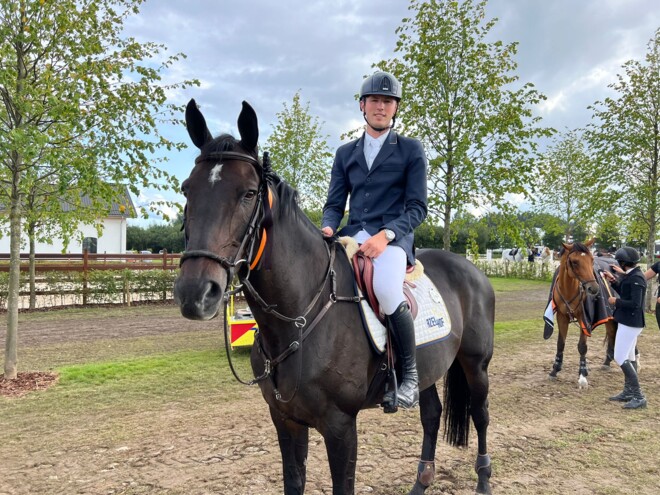 Mathias Hazebroek wordt 4de in de CSI2* GP van Brussel