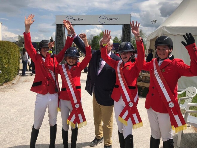 Belgische Ponyruiters halen goud in de Nations Cup van Lambrechthausen!