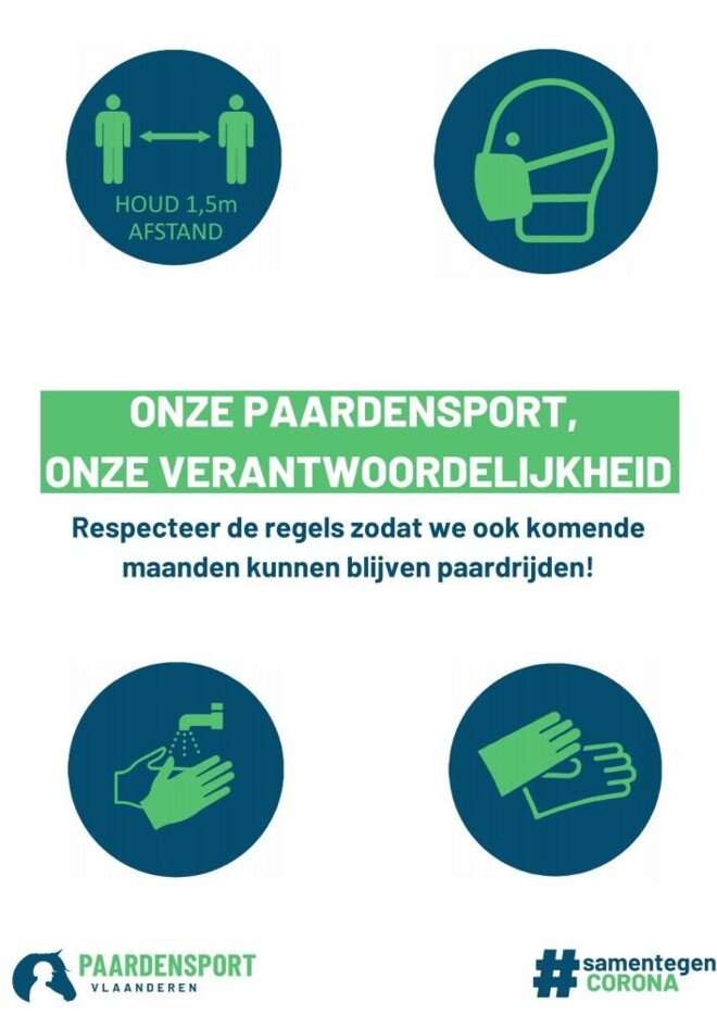 Mondmaskers verplicht op evenementen!