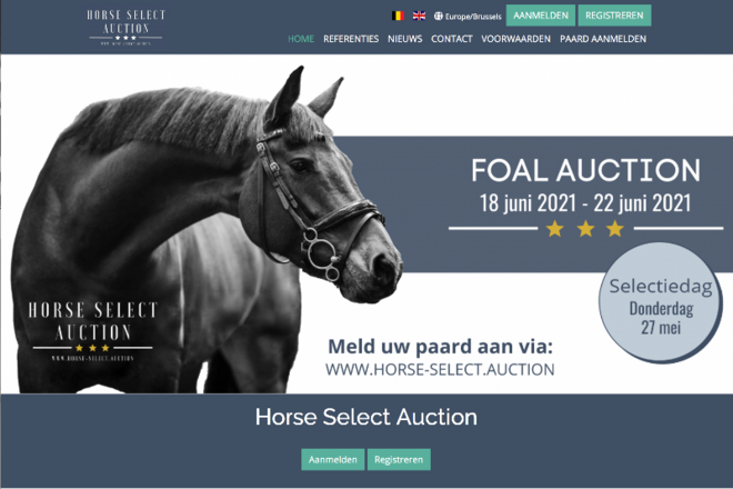 Nieuwe veiling: Horse Select Auction