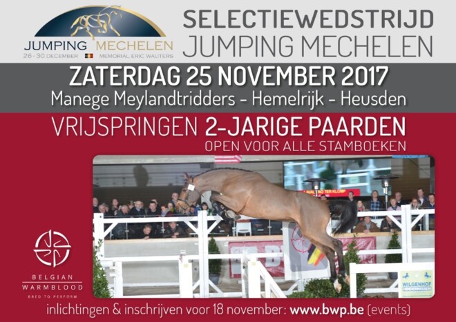 Selectie vrijspringen Jumping Mechelen