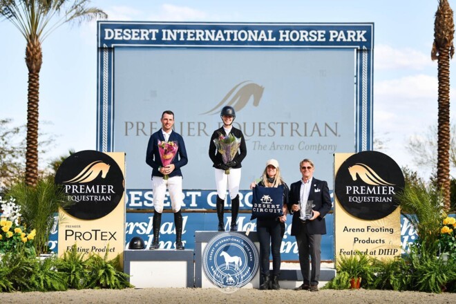 Wathelet springt tweemaal op het podium in de CSI3* GP van Thermal!