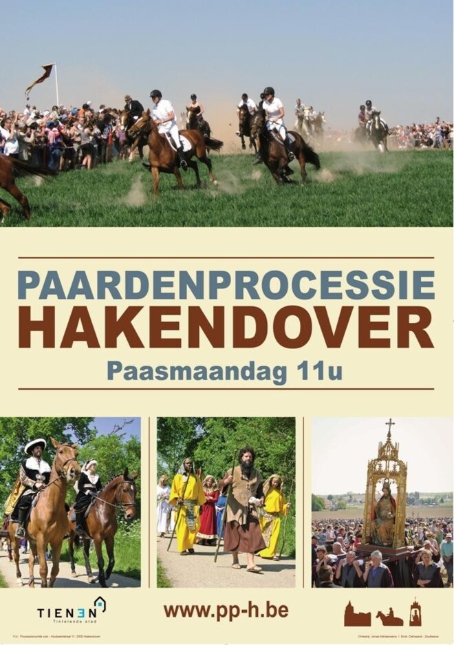 Paardenprocessie Hakendover (Tienen) 21/04