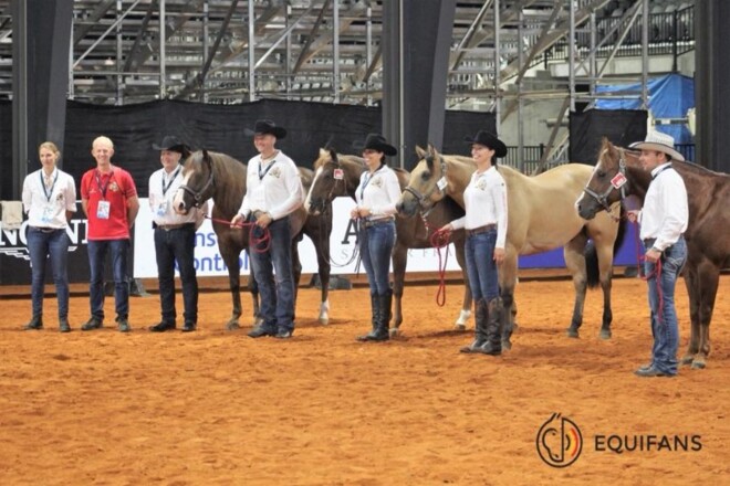 Hattrick zilver voor Belgisch reining team
