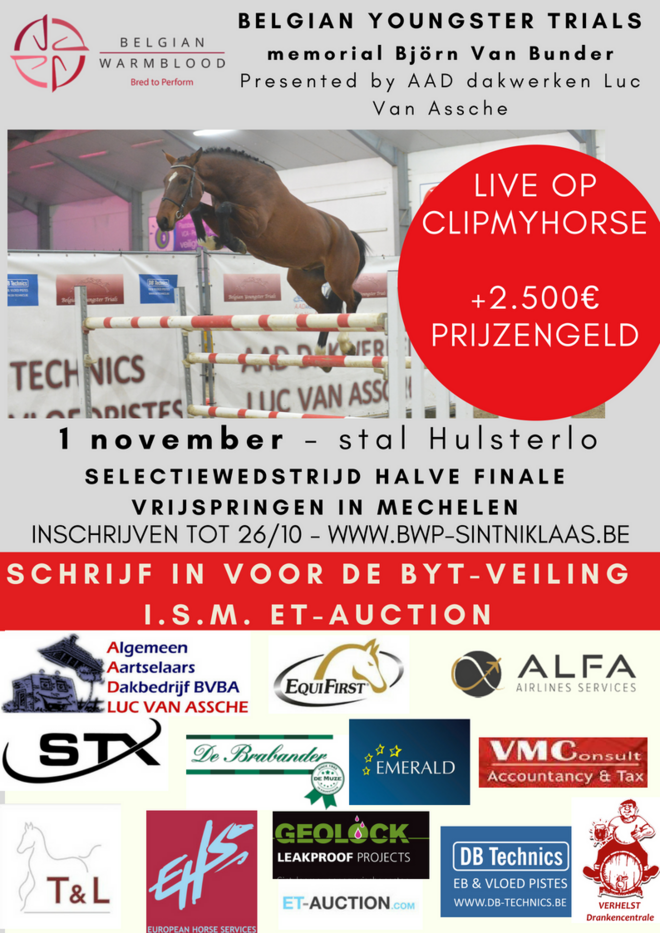 Belgian Youngster Trials meets ET Auction
