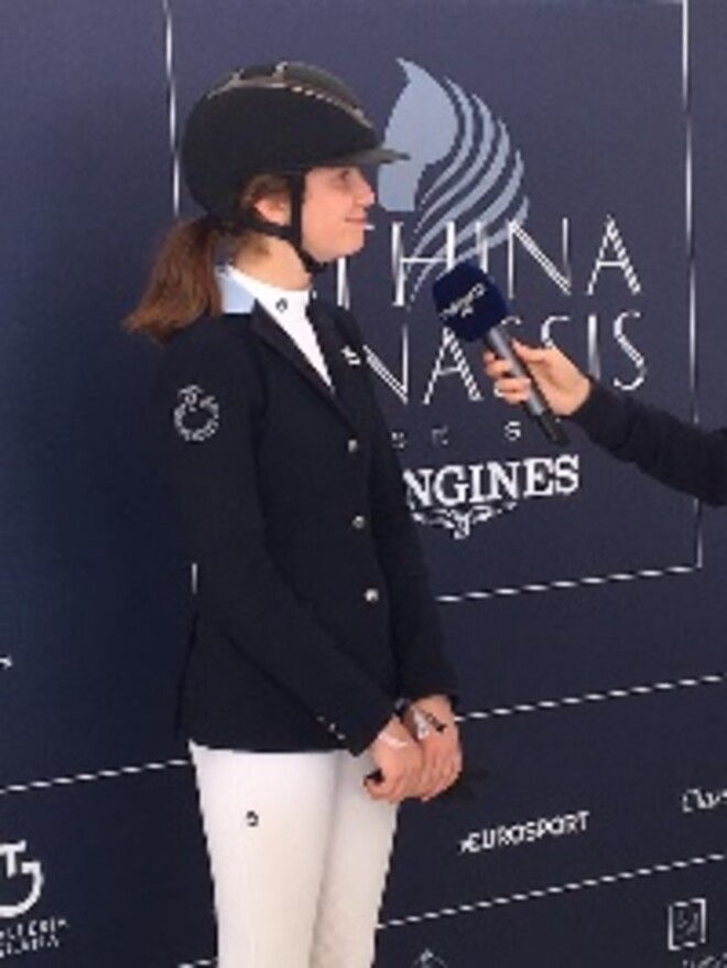 Emilie Conter op één en twee in St.-Tropez