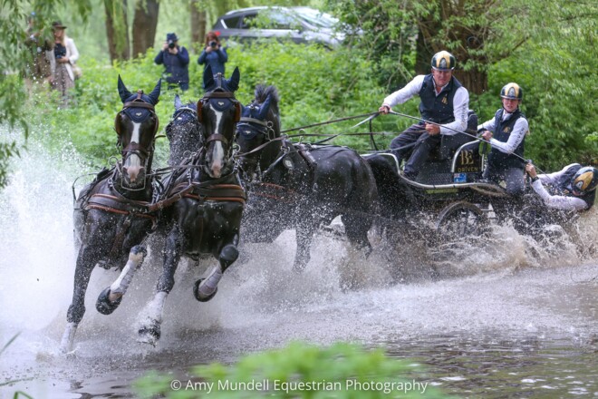 Pechweekend voor Belgische vierspanmenners in Windsor