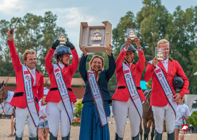 Belgisch springteam wint de CSIO4* Nations Cup van Rabat!