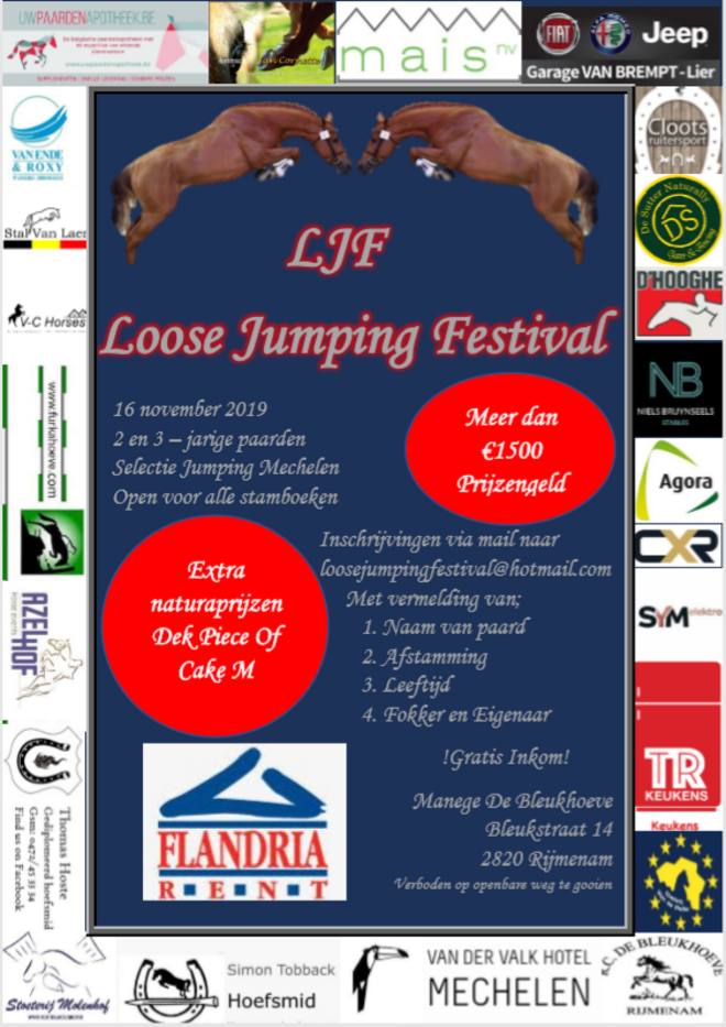 Loose Jumping Festival op 16 november!