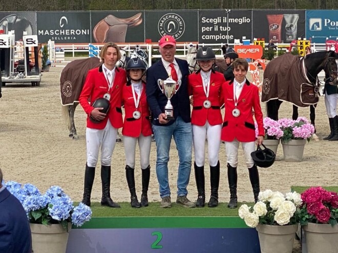 Zilver voor Belgische Junioren in de Nations Cup van Gorla Minore!