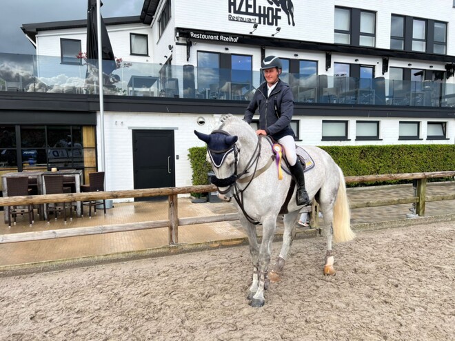 Sam Polleunis is Belgische sterkhouder in de CSI2* GP van Lier