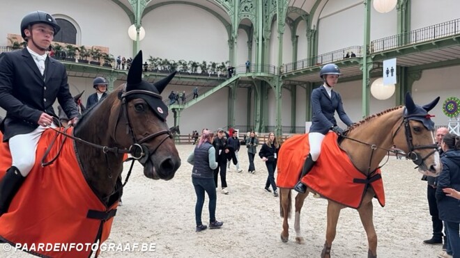 Mathieu Guery en Evelyne Putters winnen de CSIU25-teamcompetitie op Saut Hermès